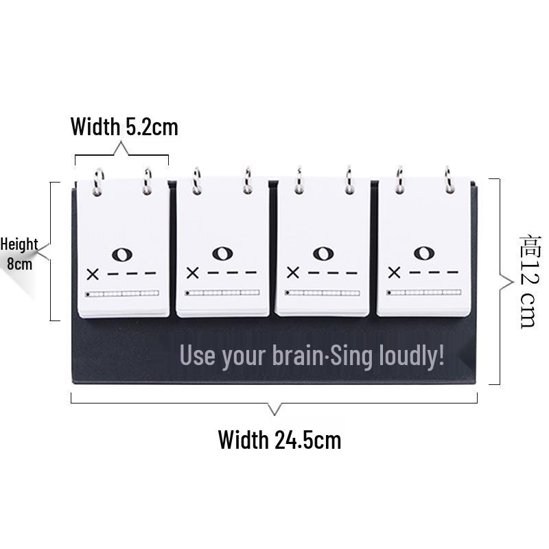 Rhythm Desk Calendar: Music Sight-Reading & Note Training Cards for Teaching