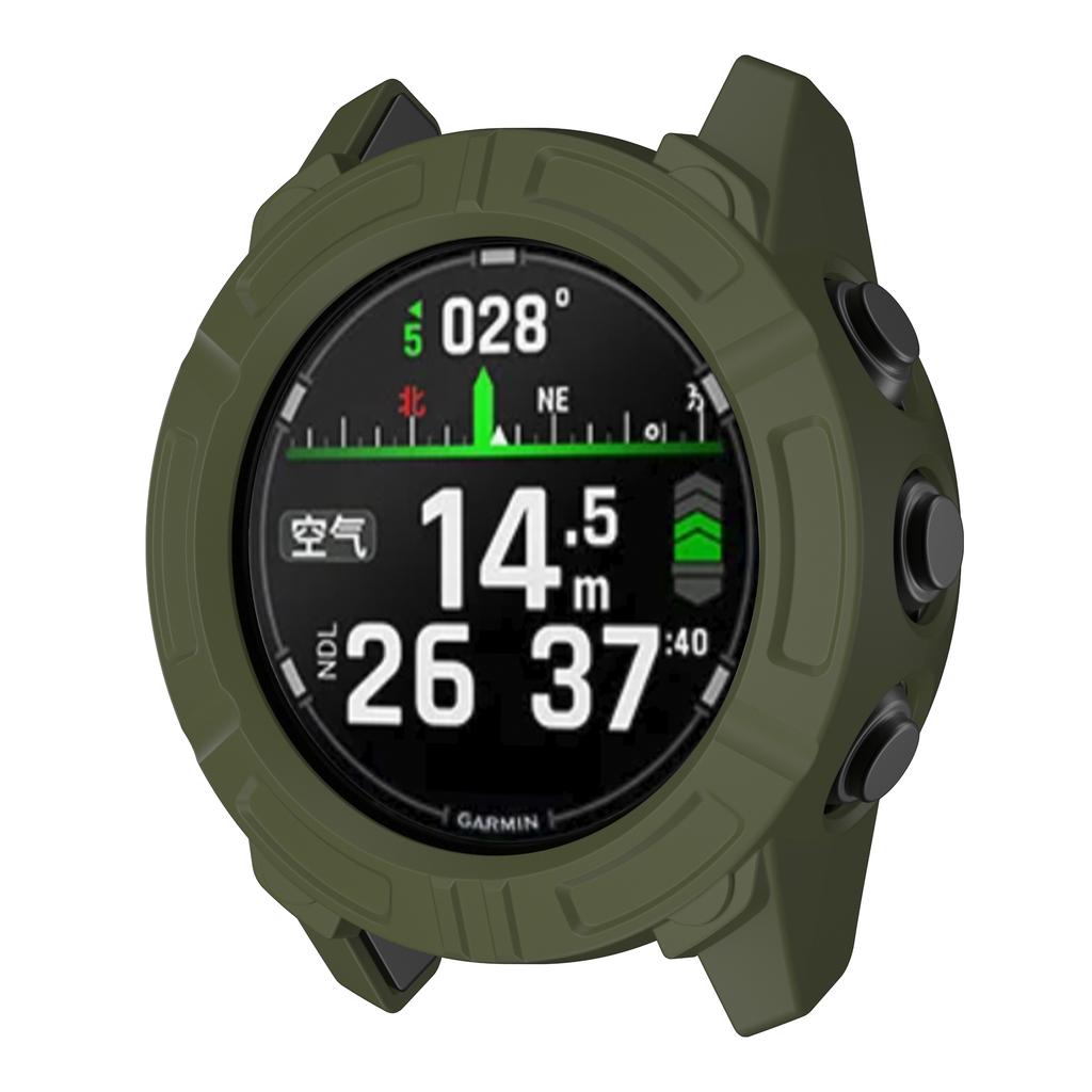 Для Garmin Descent G2 Защитный чехол от царапин Прочный бронированный корпус из ТПУ Чехол для часов