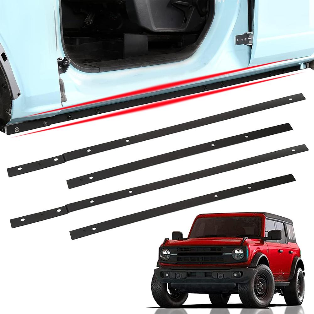Крышка для сварки зажима для Ford Bronco 4Door 2021 2024 2024 Trail Armor, пороги, защитные панели, боковые юбки, сплиттер, стильный спортивный кузов