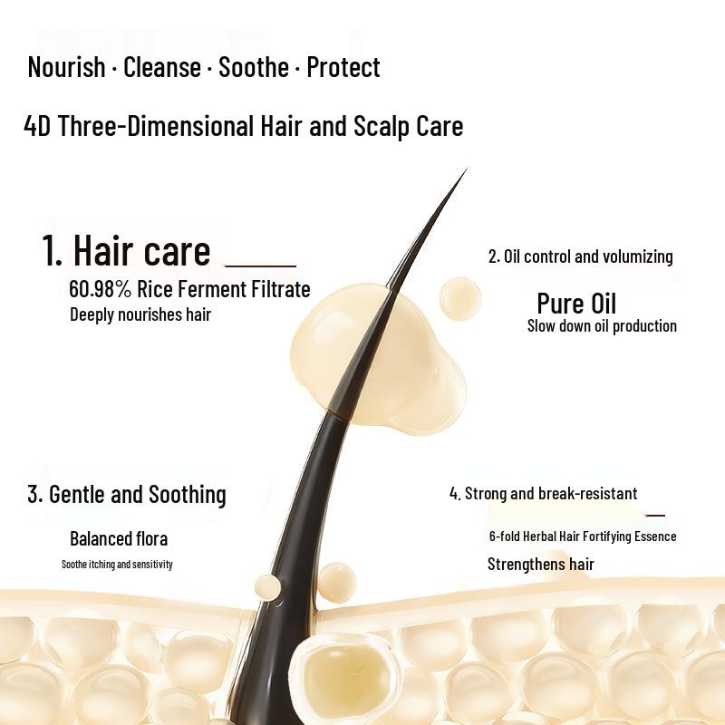 Changfa Xiaozhai Women's Rice Water Shampoo