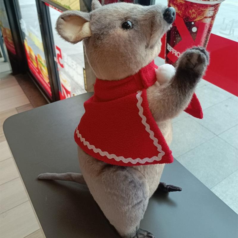 Милые Звоночки Животные-Благословение Енот Выдра Кукла Плюшевая Игрушка Кенгуру в Плаще Кукла Детская Тряпичная Кукла