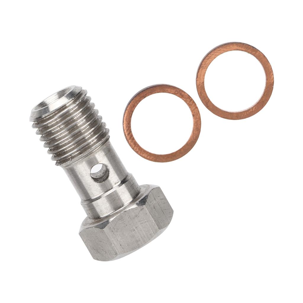 7 16inx20 UNF Банджо-болт Нержавеющая сталь Длина 25 мм Адаптер тормозного фитинга с 2 шайбами