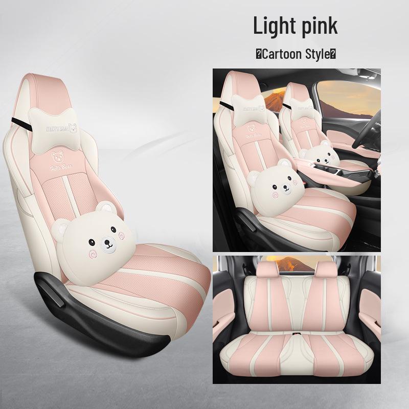 BYD Seagull Car Seat Cushion: New Full Leather, Four-Season, Five-Seat Fit