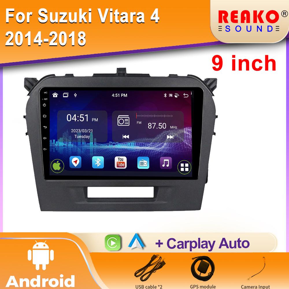 Головное устройство плеер автомобиль Android для Suzuki Vitara 4 2014-2018 Мультимедиа Радио GPS Авто Carplay Навигация 2din DVD Экран Сенсорный