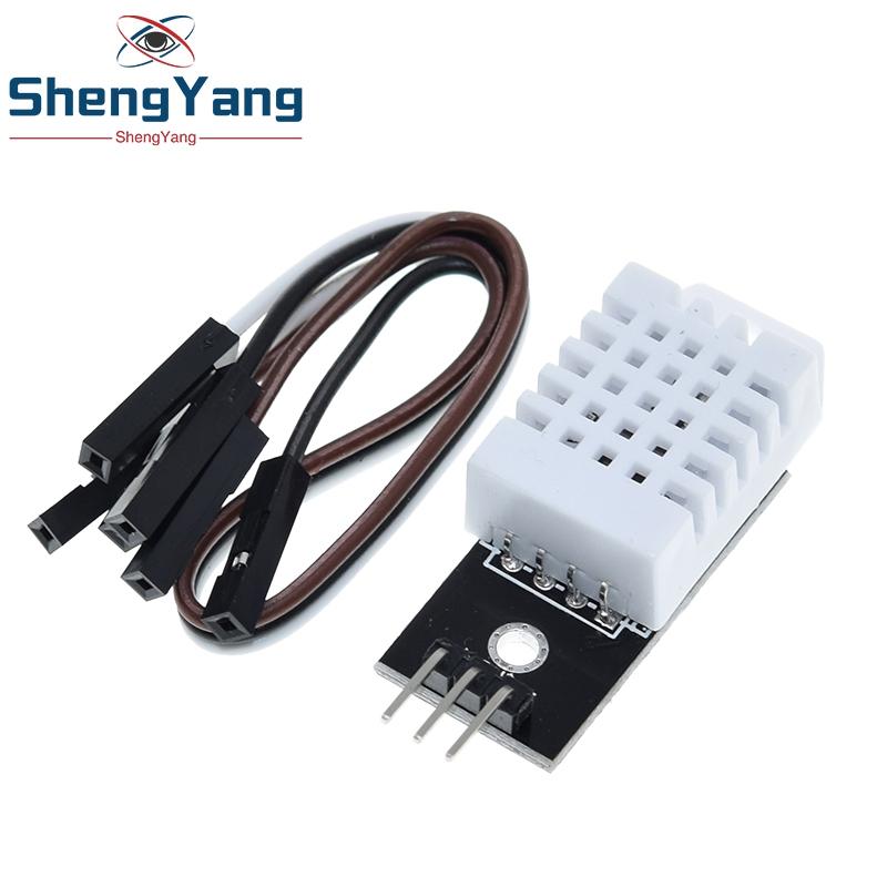 TZT 1/2/5pcs DHT22 Digital Temperature and Humidity Sensors AM2302 Module With Cable For ArduinoReplacement Sensors2