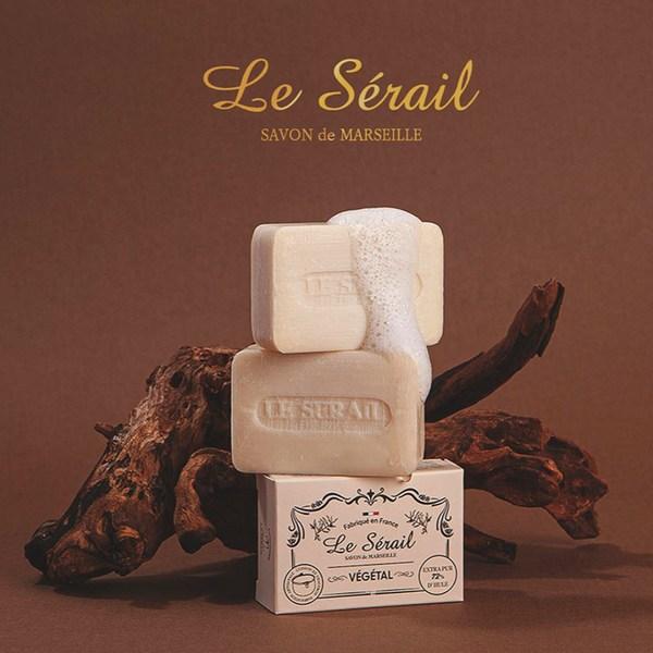 Мыло France Lecerai Экологичное натуральное нейтральное очищающее, 100г, 1 шт.