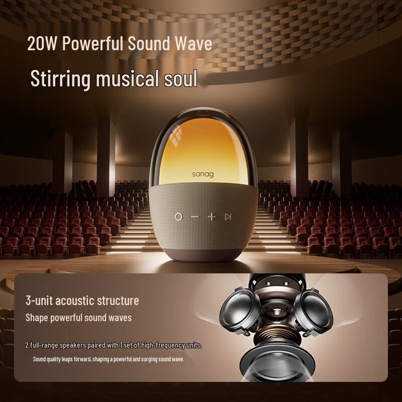 Saina V33 ProMax Portable LED Bluetooth Speaker
