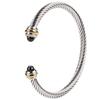 Popular Steel Wire Rope Collar Bracelet Adjustable Personalized Hip-hop Jewelry Europe and America Chic Bangle For Women KOFSAC