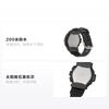 Casio Серия PRO TREK - Дисковый цифровой дисплей Водонепроницаемость 200 метров Солнечный атомный цифровой часы Солнечный кварцевый механизм Ремешок из смолы Японский PRW-3500-1CR