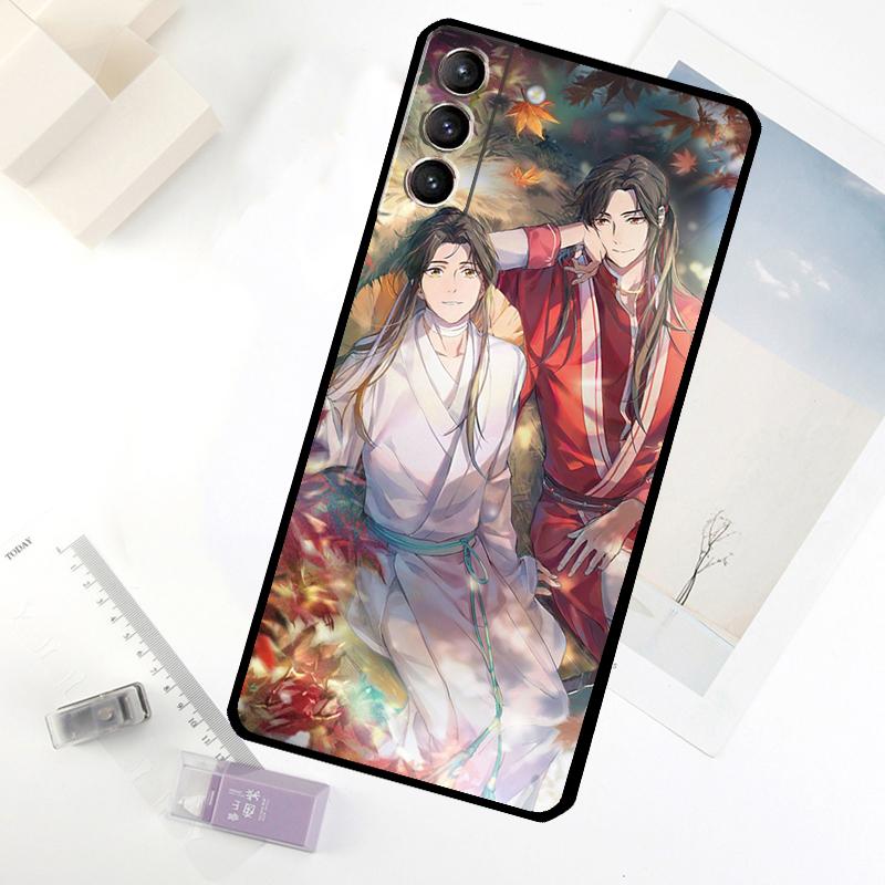 Чехол для телефона в китайском стиле Тянь Гуань Ци Фу для Samsung Galaxy S24 FE S23 Ultra S21 S22 S25 S26 Ultra S10 Plus S20 FE
