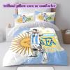 AFA  football Pattern Bedding,Quilt Set Quilt Cover Pillowcase Home Birthday Gift (1*duvet cover+2*pillowcase,without core)