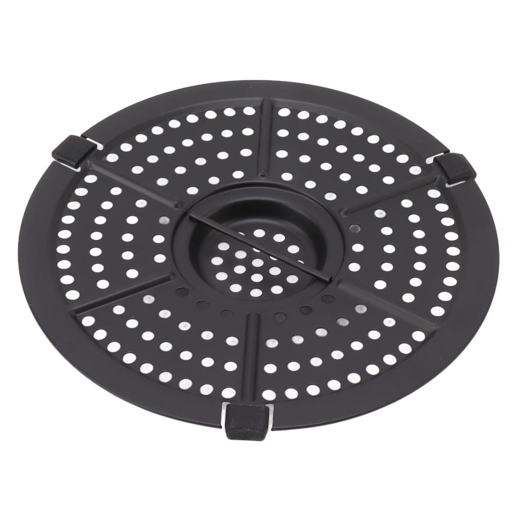 16cm Fryer Replacement Grill Pan Stainless Steel Fryer Grill Pan with Oil Brush for Kitchen