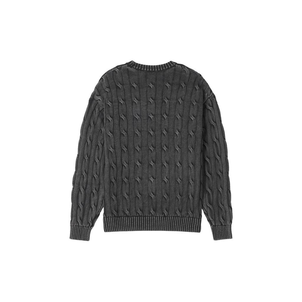Levi's Мужской свитер Carmel с косами, цвет Phantom Black 0058W-0002