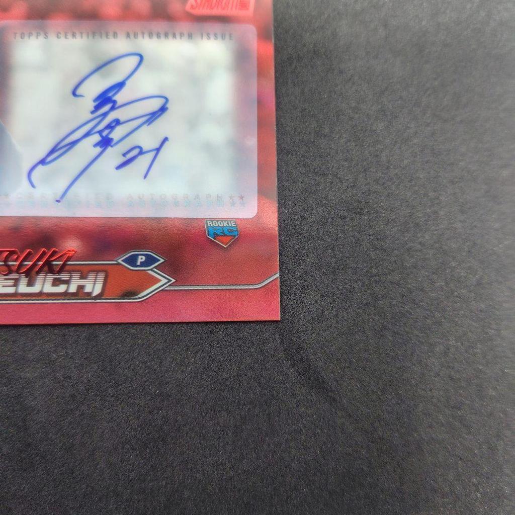 Used Takeuchi Natsuki 5-card limited RC autograph card Topps Stadium Club