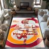 Galatasaray 77 Personalized Text Carpet Suitable for Foyer Living Rooms Study room Outdoor Anti-slip Rug Anime Office Decor