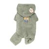Одежда для собак, флисовый комбинезон с капюшоном, зимняя одежда для собак, пижамы на четыре ноги, теплая одежда для домашних животных, костюм для маленьких собак, комбинезон