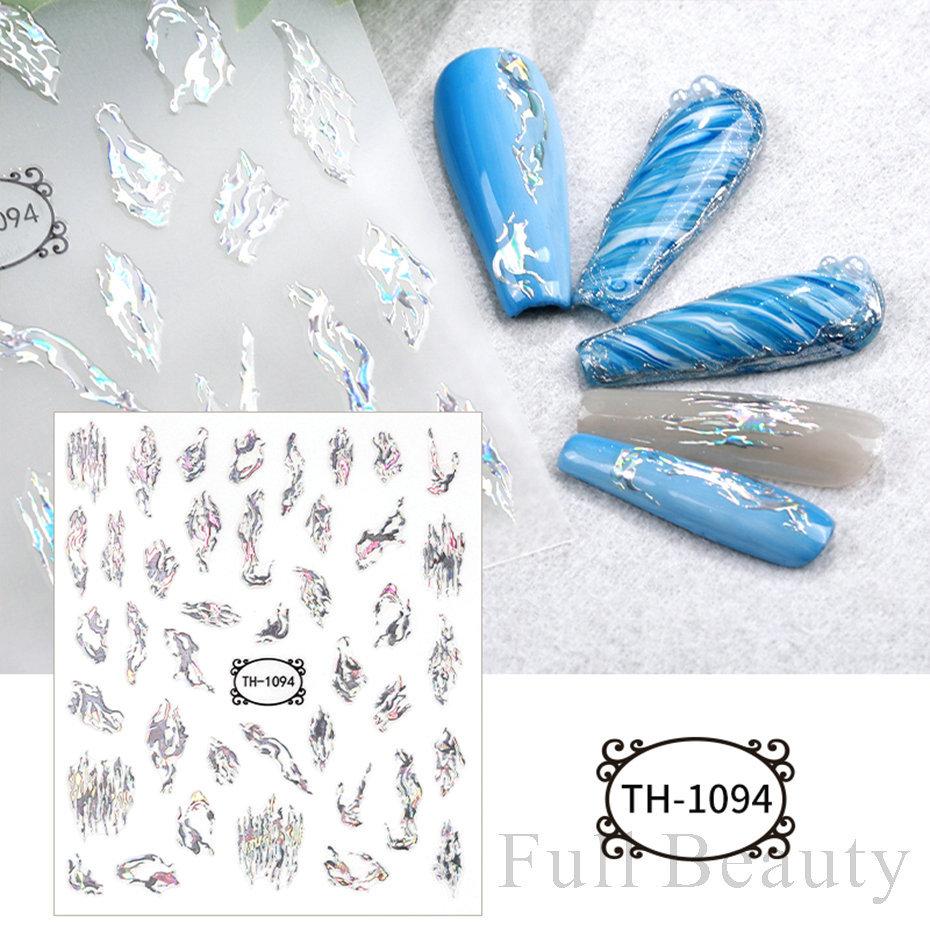 Nail Art Stickers Romantic Valentine's Day Red Peach Heart Bronzing Love Bow Knot Star Nail Stickers