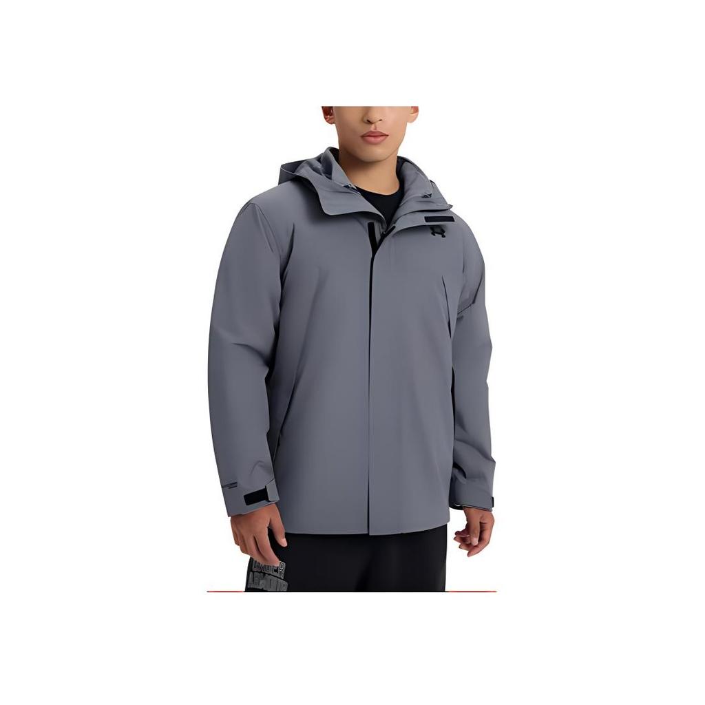 Under Armour Теплая удобная куртка с капюшоном, мужская куртка темно-серого цвета 6001977-024