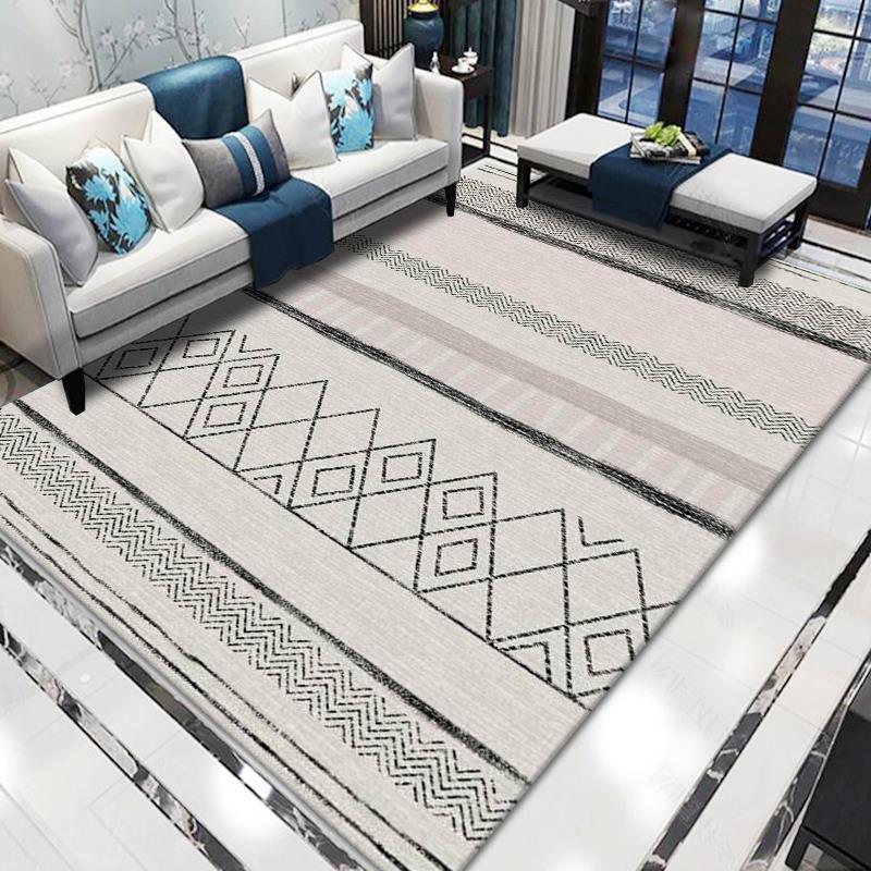 Ковер Гостиная Мягкий Диван Ковры Домашнее Украшение Спальня Коврик Для Гостиной Настраиваемый Современный Напольный Коврик Коврик Большой Коврик