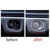 For Benz G-Class -22 Silver Aluminum Start Button Ignition Switch Cover Trim