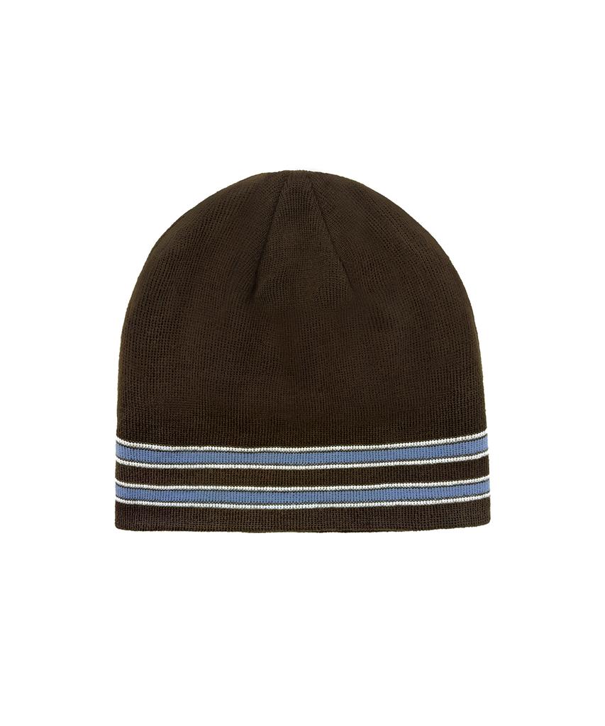 Опеунядеу(Овай) Полосатая металлическая лого-шапка - Коричневая