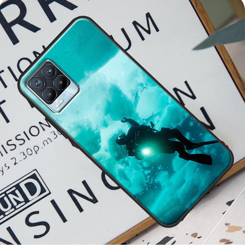 Чехол для дайвинга и подводного плавания для Realme 8i 8 Pro GT Neo 2 Master C15 C21 Coque для OnePlus 8T 9R Nord2 9 Pro