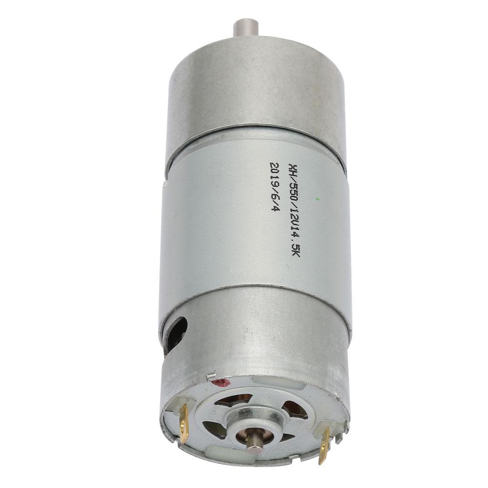 Full Copper Coil Speed Reduction Large Torsion Wattage Reduction DC Gear Motor(19 380RPM)