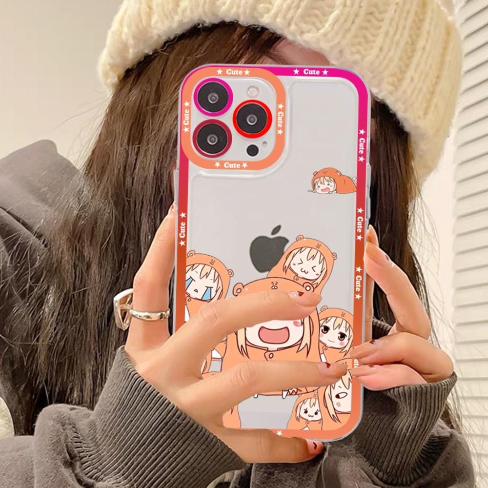 Чехол для телефона с аниме Himouto Umaru-chan Для iPhone 15 13 14 Pro Max XS XR 12 11 Pro 13 Mini Мягкий прозрачный задний чехол