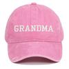 Washed Cotton Grandparents Baseball Hats Adjustable Embroidery Baseball Cap Fashion Dad Hat  Gifts
