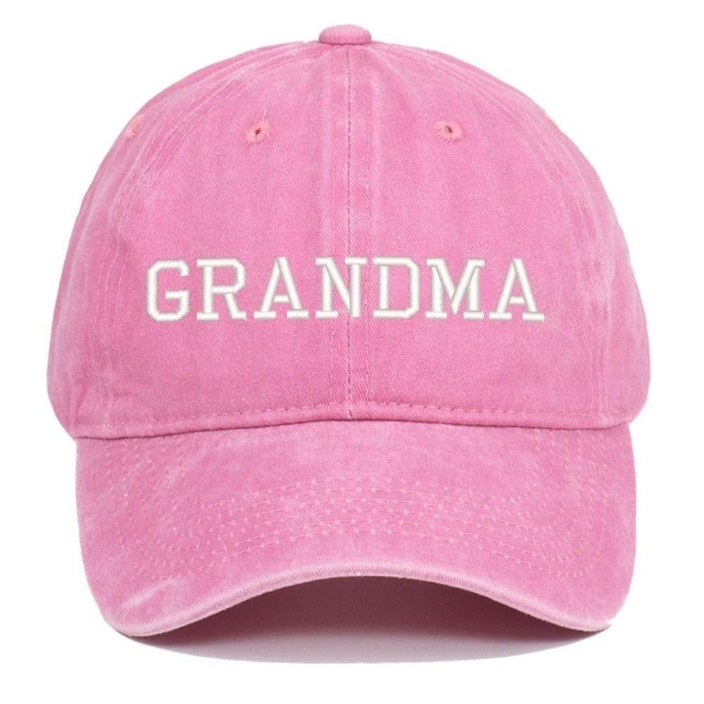 Washed Cotton Grandparents Baseball Hats Adjustable Embroidery Baseball Cap Fashion Dad Hat Gifts