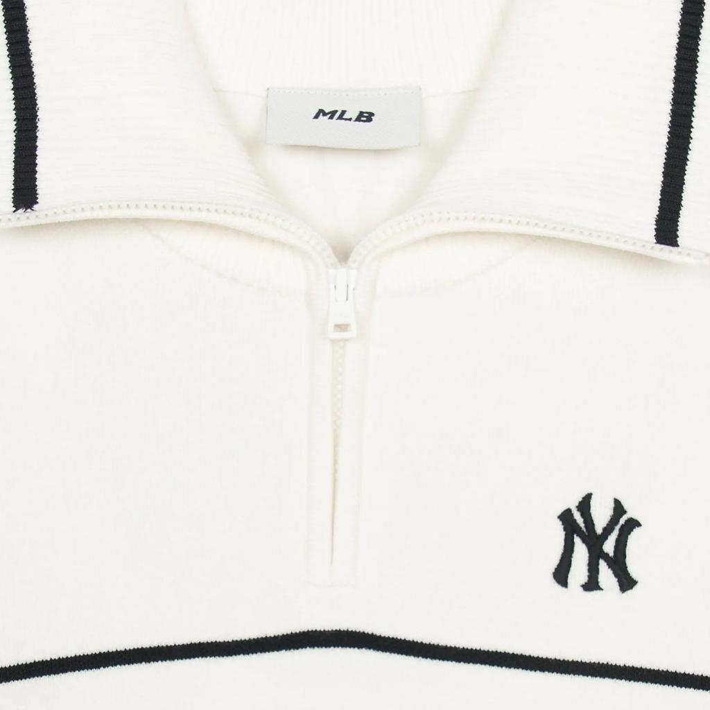 New MLB New York Yankees Knitwear Women's Cream 3FKPV0244-50CRS