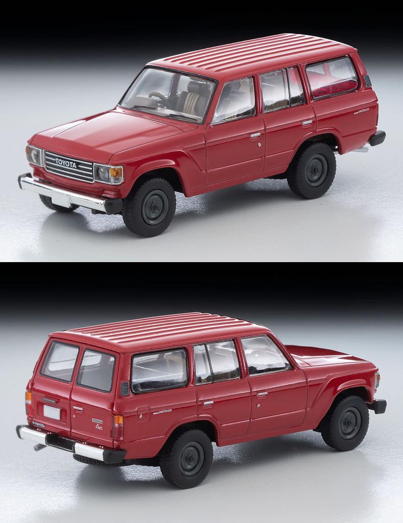 Tomica Limited Vintage Neo Toyota Land Cruiser 60 Standard Grade Up Van Specification Red Finished Product 320333 1/64 LV-N279b