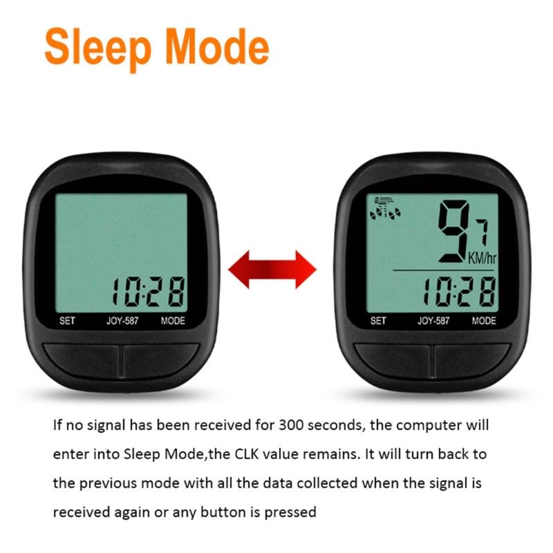 Speed Counter Code Table Bike Ride Speedometers Odometers Cycling Speed Counter for Outdoor and Daily Commutes