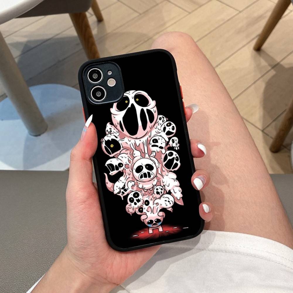 Game The B-Binding Of I-Isaac Phone Case For IPhone 16 15 14 13 12 11 Pro Max Plus X XS MAX Black Matte Phone Fundas