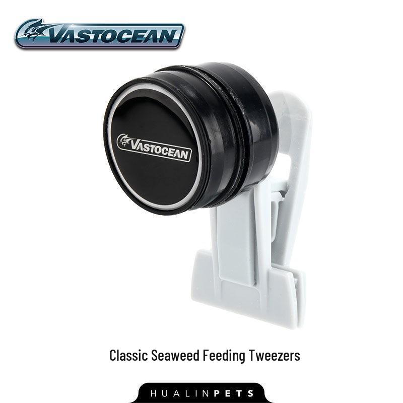 VASTOCEAN Strong Magnetic Seaweed & Nori Feeding Clip for Aquariums