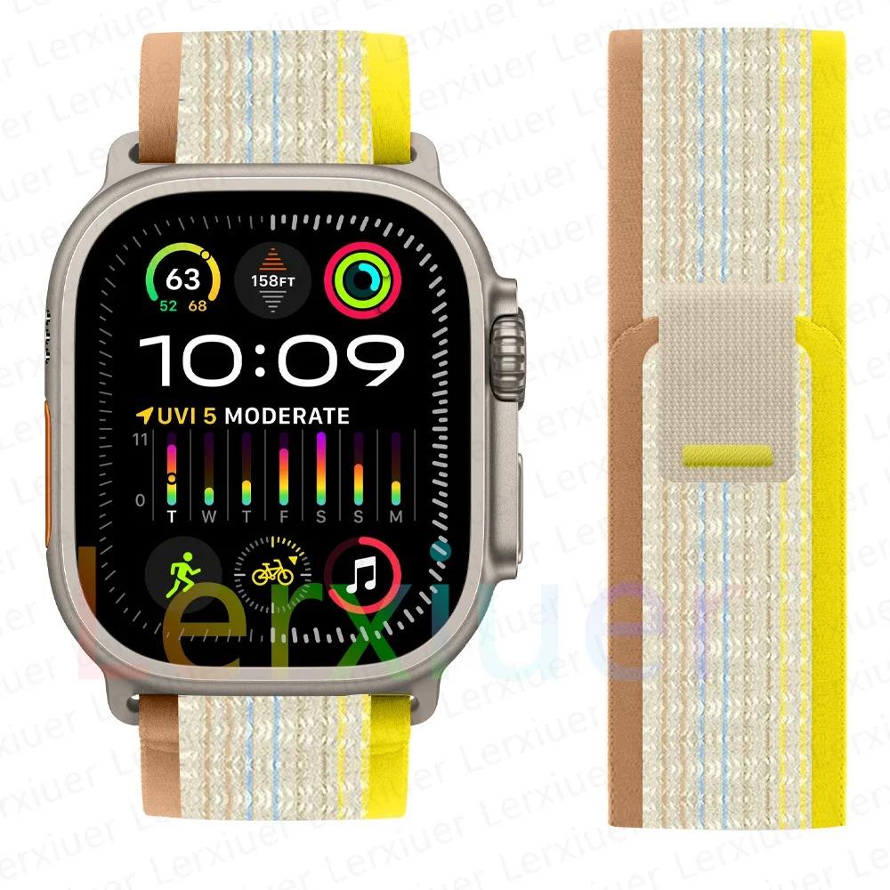 Ремешки для Apple Watch ultra2 ремешок 49мм 46мм 42мм 44мм 40мм 45мм 41мм Trail loop браслет correa iwatch series se 3 7 8 9 10 11
