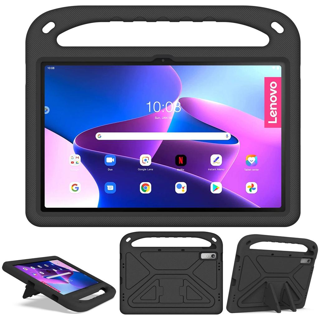 Kids Safe EVA Stand Case for Lenovo Tab M8 4rd Gen M9 TB-300FU Shockproof Cover for Tab P11 Gen 2 TB-350FU M10 3rd Gen TB-328FU