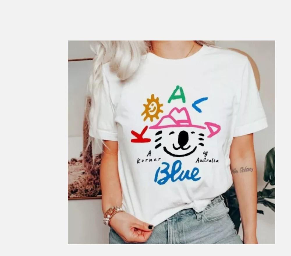Футболка Koala Blue A Korner Of Australia, горячая, футболка Оливии Ньютон-Джон, новая