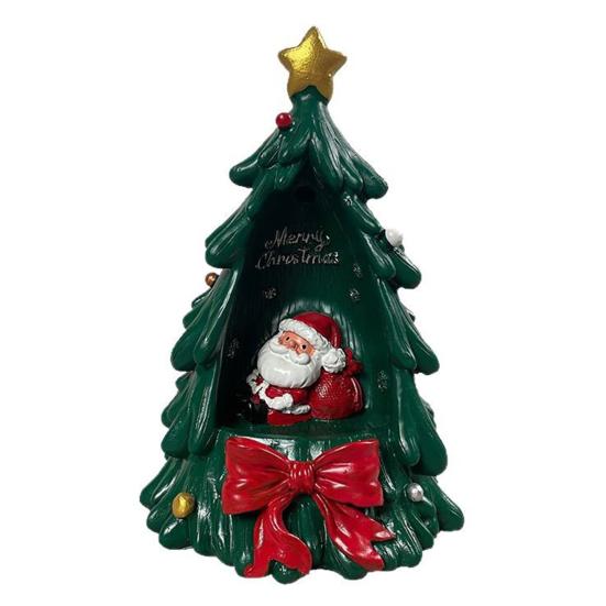 Рождественская елка Подставка для благовоний с обратным потоком Украшение Рождественская елка Дед Мороз