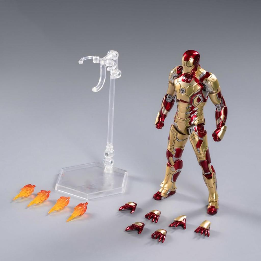 HiPlay Medium Moving Toys Железный человек MK42 Подвижная фигурка Завершенная версия продукта 1/10 Несветящаяся
