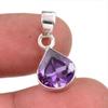Natural Alexandrite Gemstone Handmade 925 Solid Sterling Silver Pendant 1" k0E88