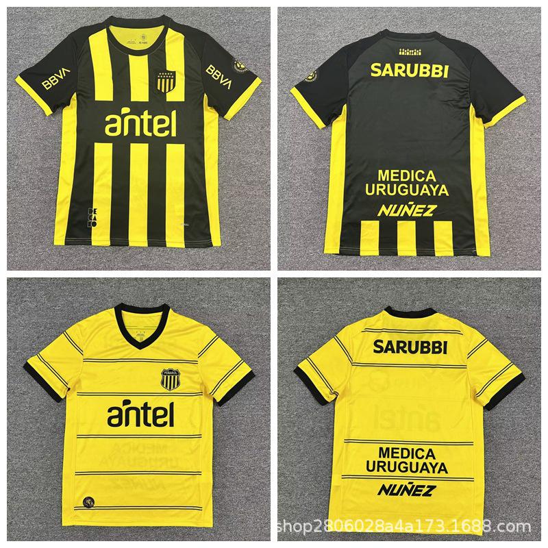 Футбольная форма Penarol 2027 Домашняя и Гостевая Большого размера Fan Edition с коротким рукавом (для взрослых)