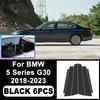 Для BMW 5 серии G30 2018- Наклейки на стойки B C Piano Black, Легкие высокие ПК Накладки на окна Защита от царапин Детали внешнего стайлинга