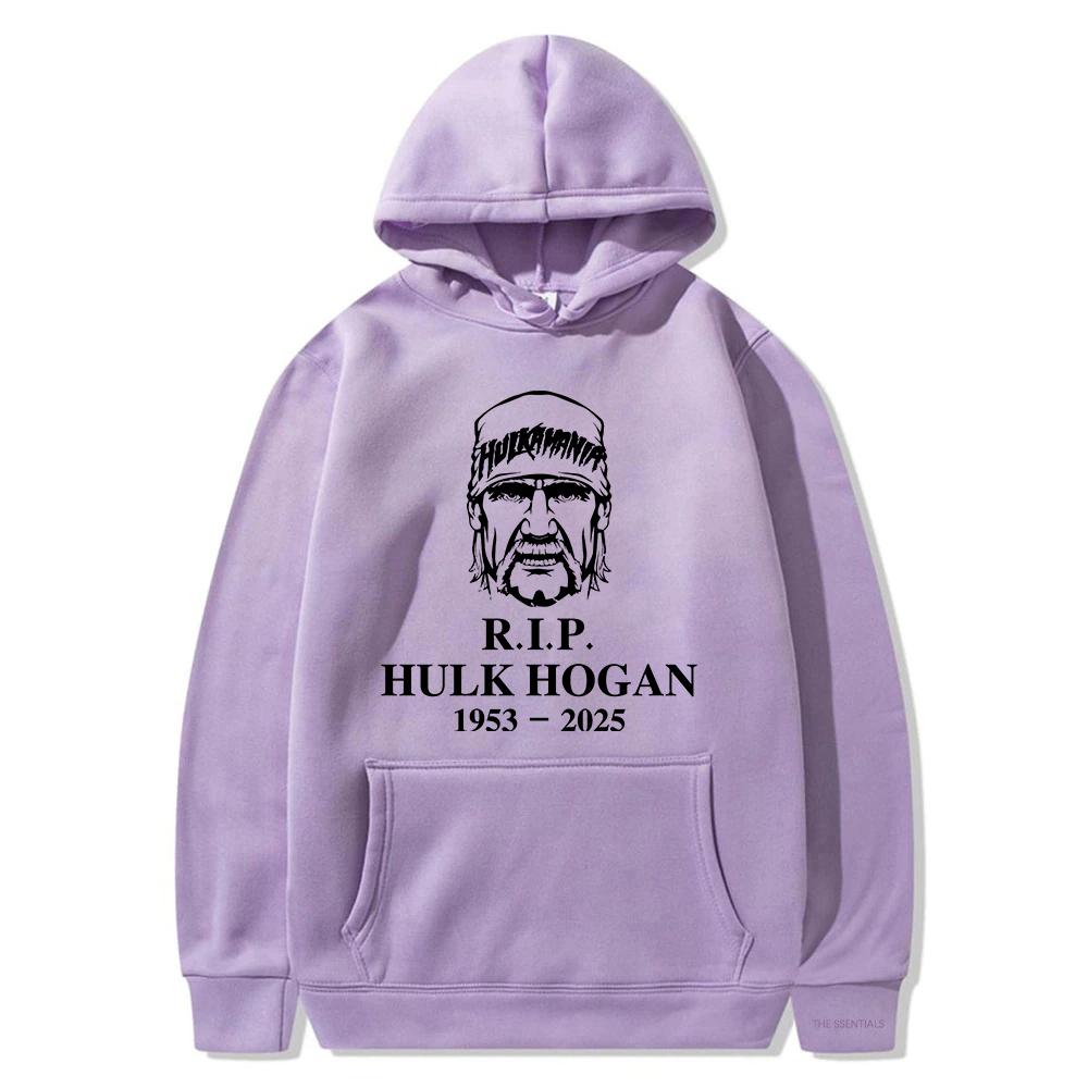 RIP Hulk Hogan Hoodie 2025 Classic Men/women Hoodies Harajuku Winter Clothes for Lover Days Gifts Pullover Sweatshirt Vintage