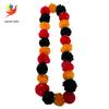 Multi-color Marigold Wreath for Day of the Dead or Halloween Party Decoration
