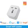 Tuya Smart Wifi Универсальная розетка 15A Приложение Дистанционное управление Европейская вилка Универсальная розетка Работает с Alexa Google Home