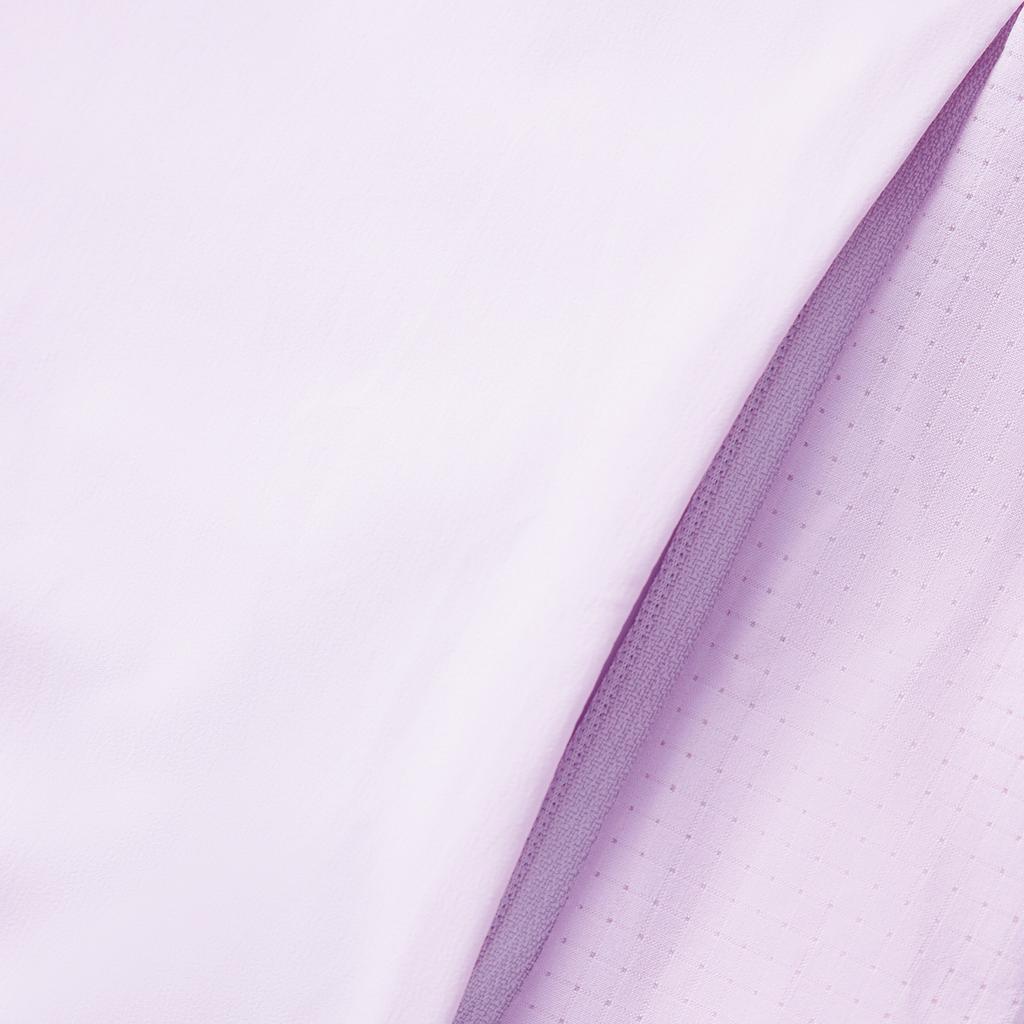 Li Ning Беговая серия Удобная Повседневная Простая Однотонная Толстовка на молнии Универсальная Куртка с зеркальной защитой от солнца Женская куртка Холодный фиолетовый AFDV252-5