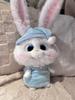 Cute Cartoon Rabbit Plush Toy Doll Wearing Clothes Pet Doll Gift for Girls Birthday Plushie Soft Stuffed Rabbit Figure