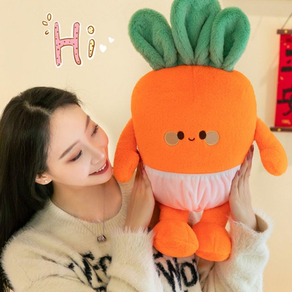 Моделирование мультфильм Морковь Плюшевая игрушка Mo Mo Hu Hu Мягкая Морковка Кукла День Рождения Рождество