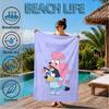 Bluey Friends Adventure Beach Towel, Quick-drying, Easy to Care for, Suitable for Both Fitness and Beach Vacations,Sports Essential